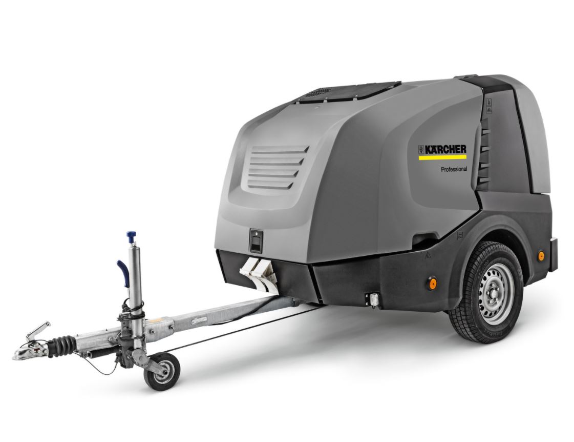 Høyttrykksvasker varmtvann < 20 kW hengermontert